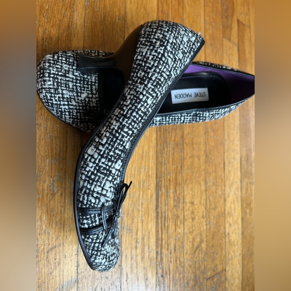 Steve Madden black/white heels - Picture 8 of 8